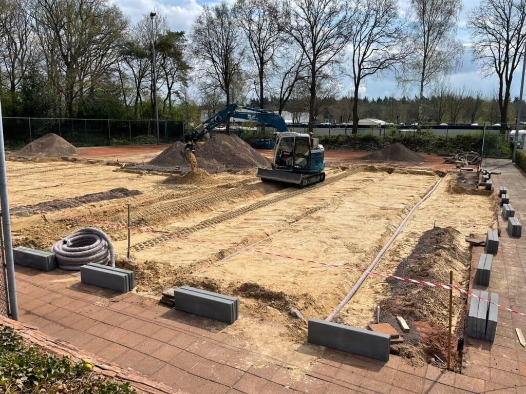 Grondwerk 3 Grondwerk en drainage toegepast in Voorthuizen