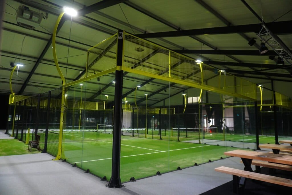 Indoor panorama 3 Panorama padelbaan