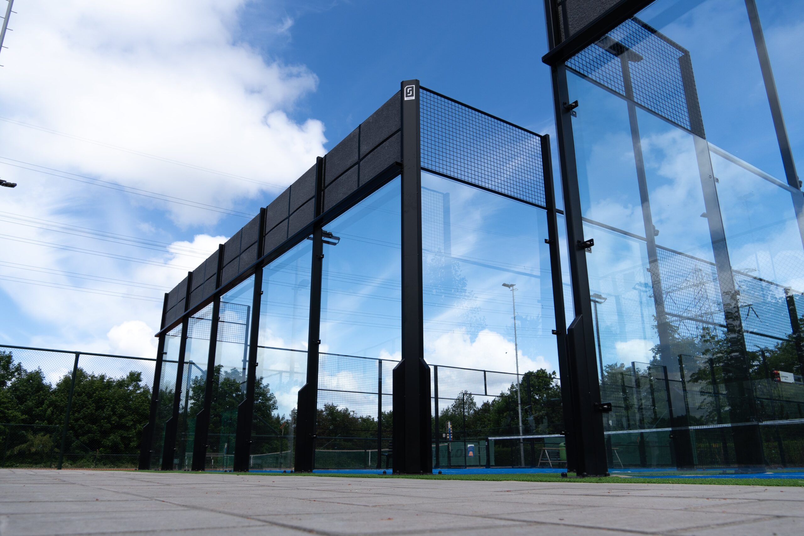 Padelbanen in Voorschoten