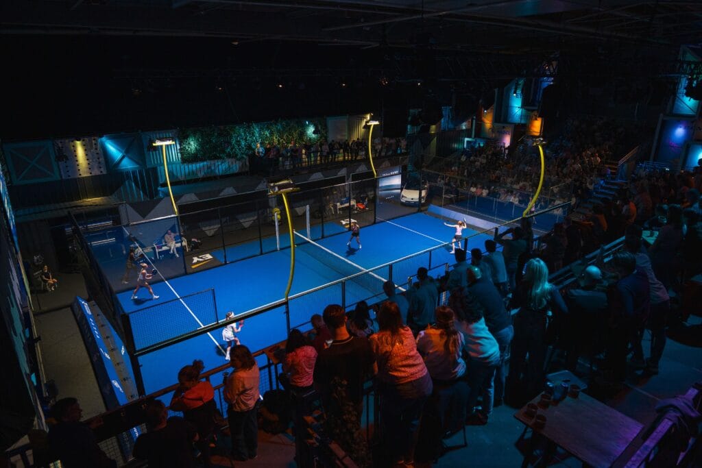 Mobiele padelbaan 3 Padelbaan op het NK