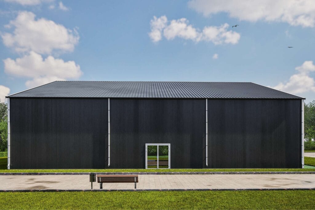 Padel Flexhal 24 zijkant