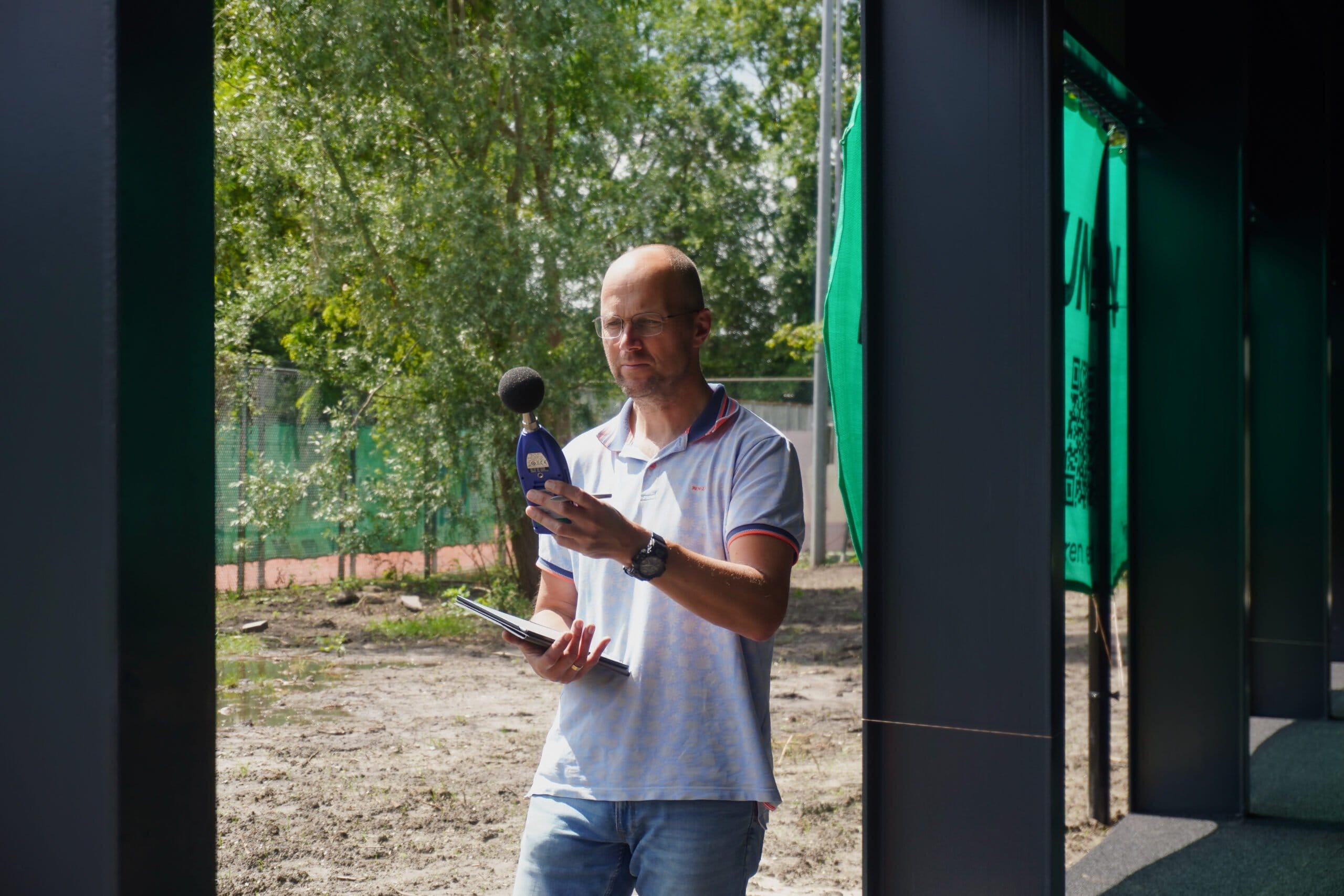 Meten onder een overkapping scaled